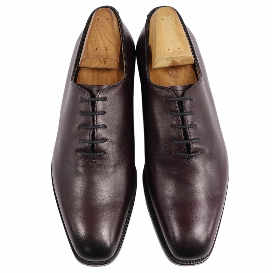 未使用 エドワード・グリーン EDWARD GREEN レザーシューズ ビジネスシューズ ホールカット NEWBURY ニューバリー 革靴 メンズ 6E(24.5cm相当) ブラック