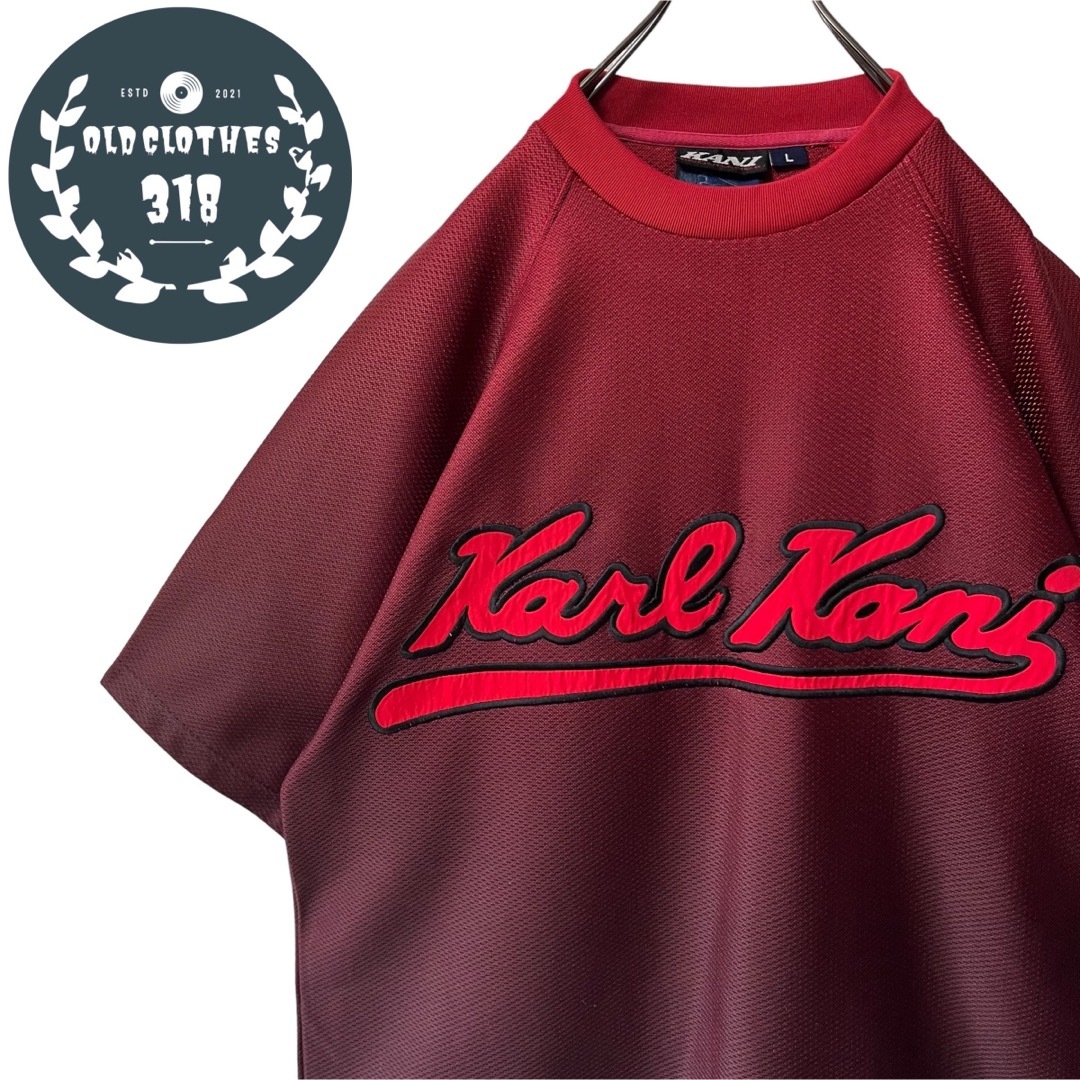 Tシャツ/カットソー(半袖/袖なし)【KARL KANI】カールカナイ 90s S/S Tee メッシュ地 B系