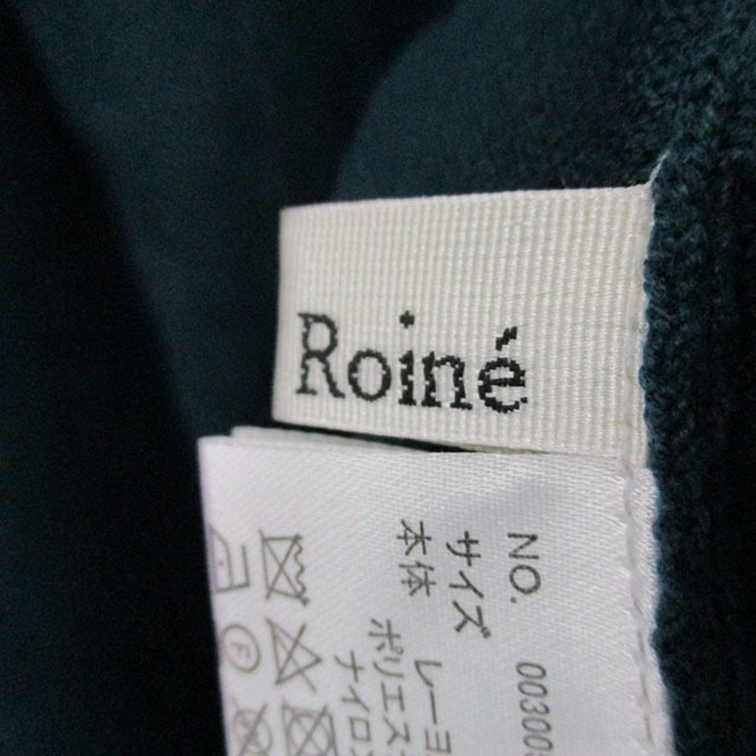 other(アザー)のロイン Roine ワンピース ロング 長袖 リボン シンプル F グリーン 緑 レディースのワンピース(ロングワンピース/マキシワンピース)の商品写真