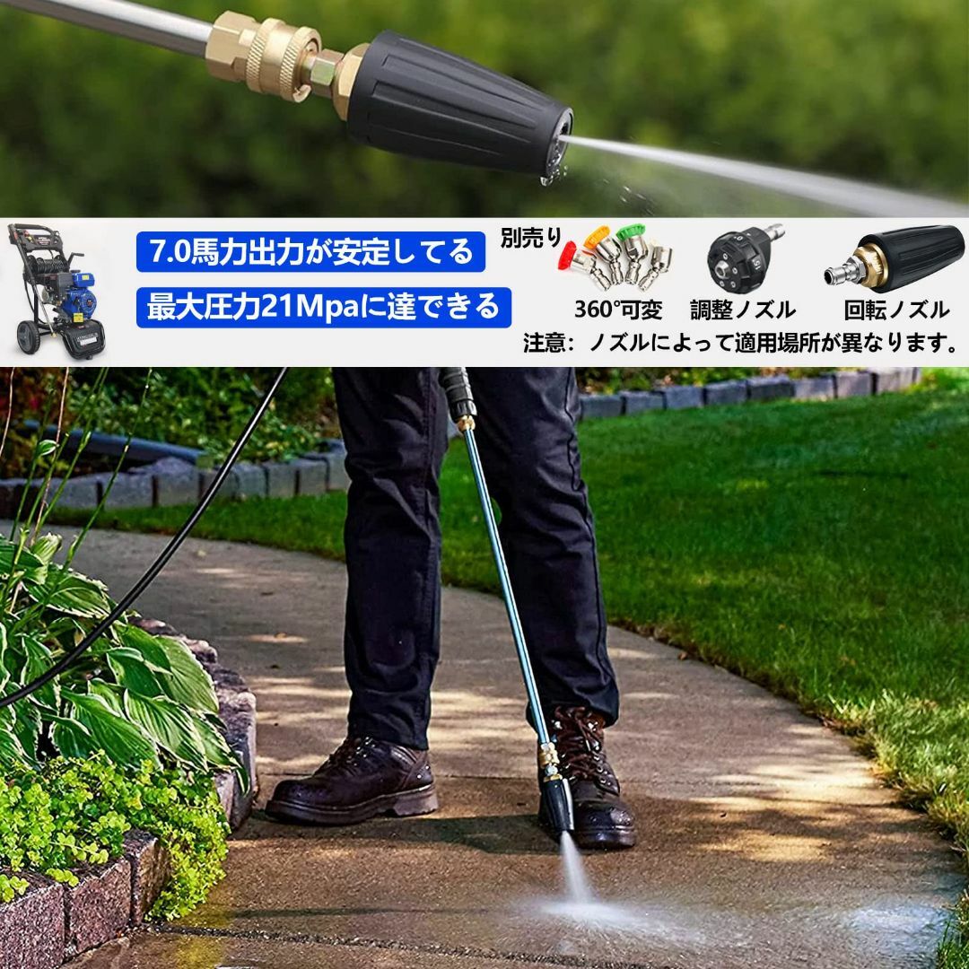 エンジン 高圧洗浄機 エンジン式高圧洗浄機 20MPa 7馬力 9.0/min