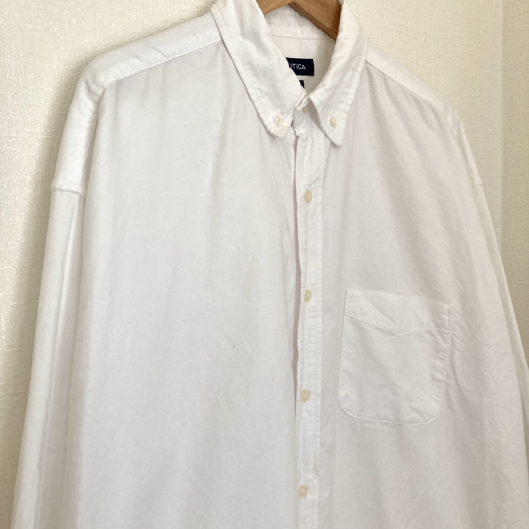 ノーティカ オックスフォードシャツ メンズ Too BIG SHIRT XL