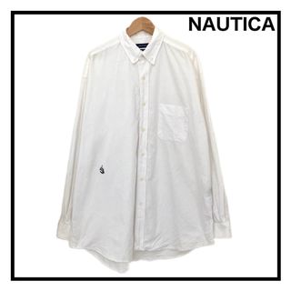 ノーティカ オックスフォードシャツ メンズ Too BIG SHIRT XL
