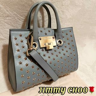 ジミーチュウ(JIMMY CHOO)のジミーチュウ ライリー スタースタッズ ハンドバッグ ショルダーバッグ(ハンドバッグ)