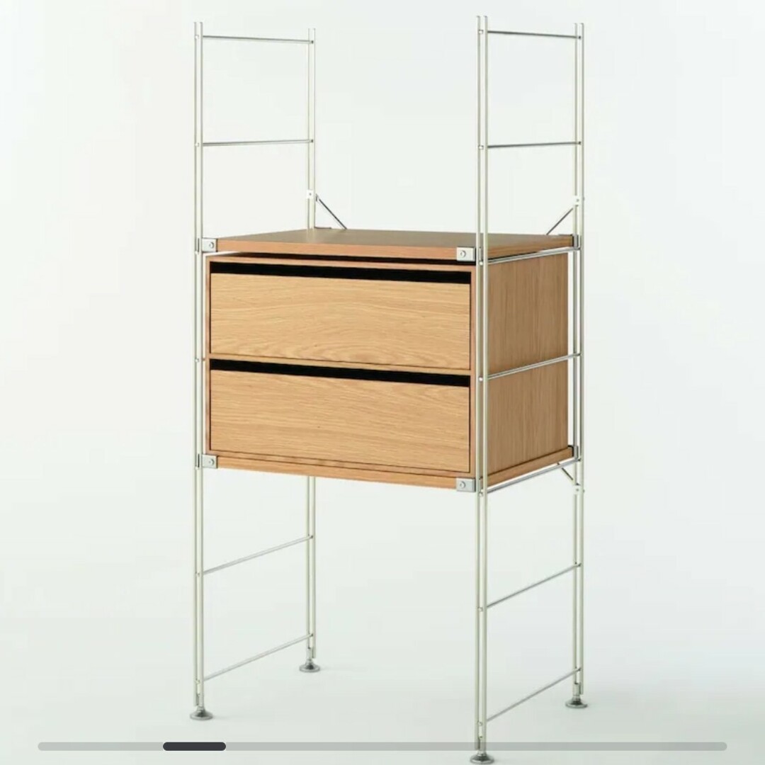 MUJI (無印良品) - 【新品未使用・匿名配送】木製収納ケース 引出式 2