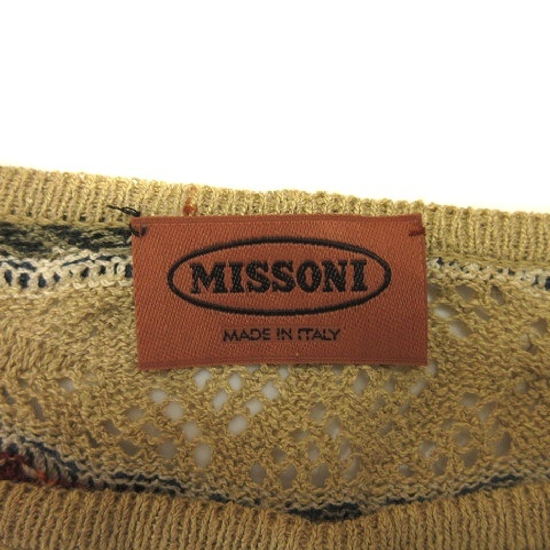 MISSONI - ミッソーニ ニット セーター 長袖 ボーダー マルチカラー 40