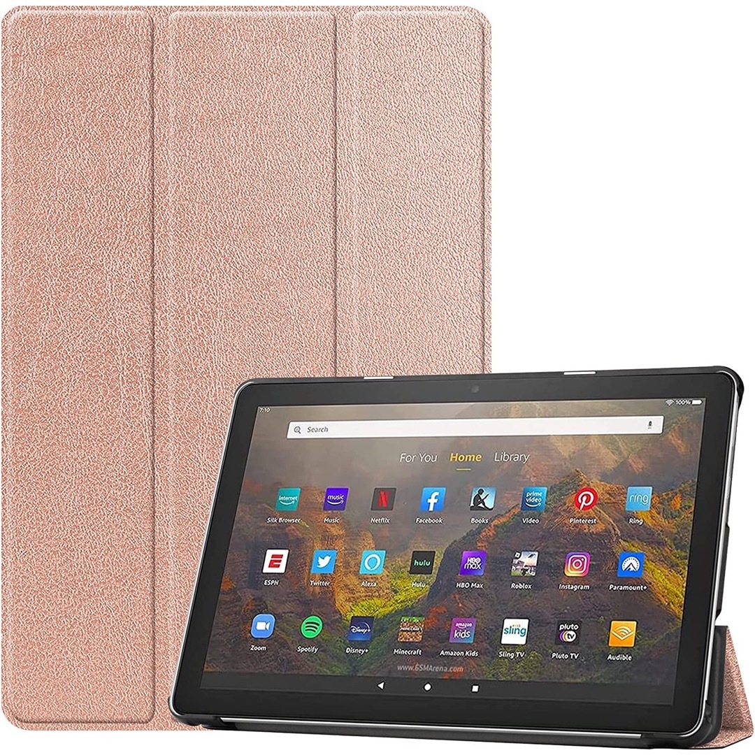 Amazon fire HD 10 最新版 中古美品 ローズゴールド カバー付き