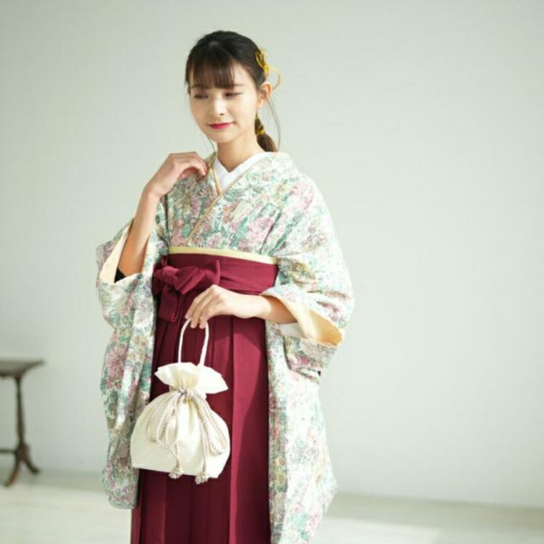 2尺袖着物 袴 2点セット 袴91cm(身長153-158cm) 袴 セット 卒業式
