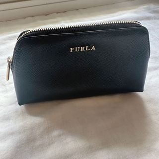 フルラ(Furla)のFURLA フルラ ポーチ　レザー　美品(ポーチ)