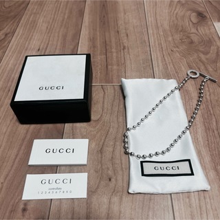 グッチ(Gucci)の【美品】グッチ　ボールチェーン　チョーカー　ネックレス(ネックレス)