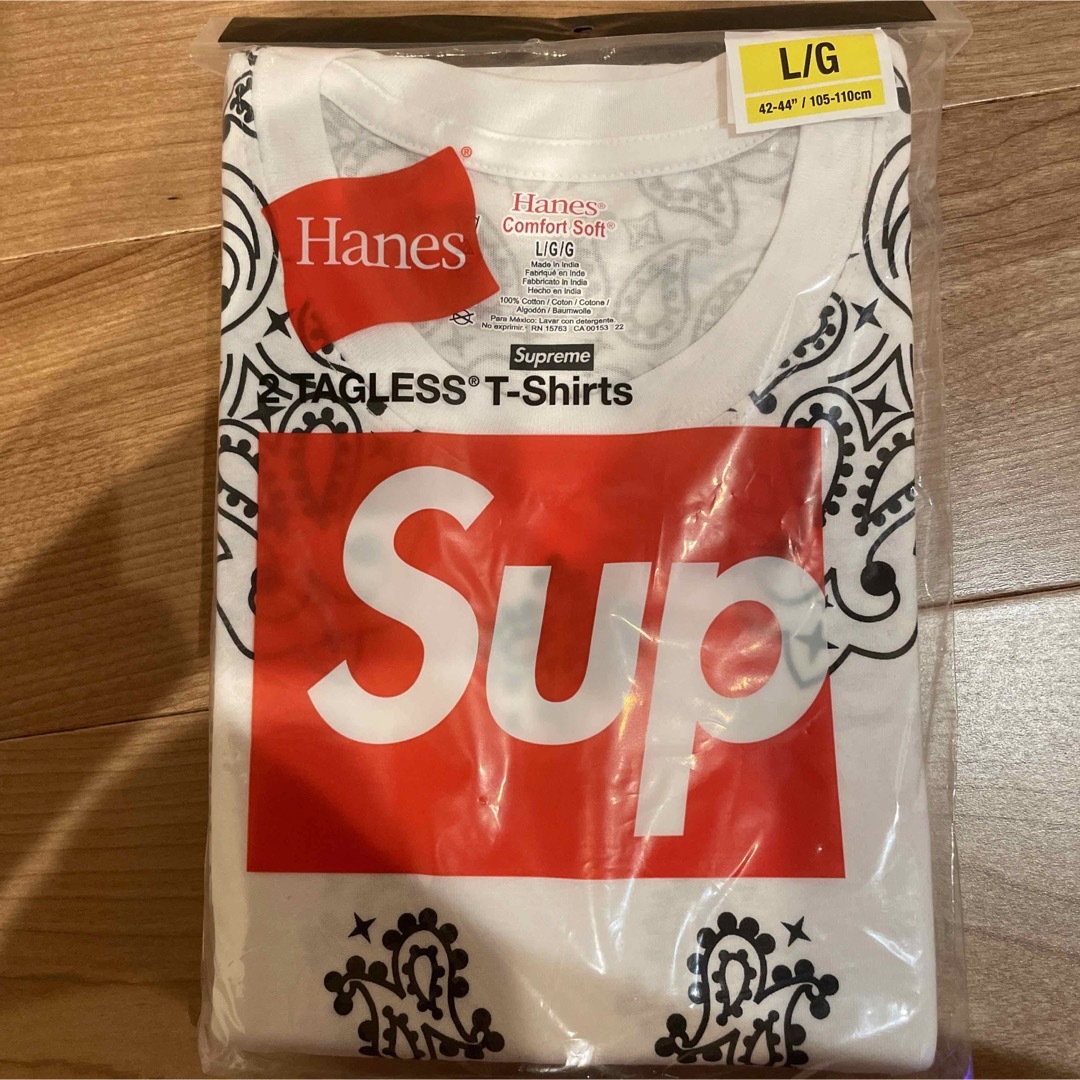 Supreme 22FW Hanes Bandana Tagless Tee