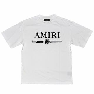 AMIRI アミリ M.A. Bar Appliqué Tシャツ ホワイト S22cm肩幅