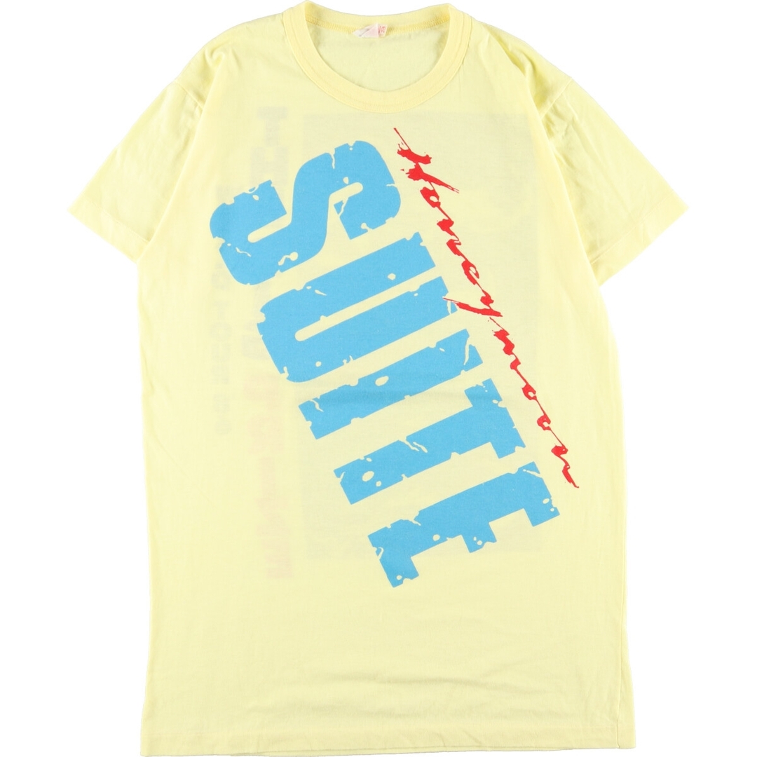 80年代 T-WEST HONEYMOON SUITE ハネムーンスイート 両面プリント バンドTシャツ バンT カナダ製 メンズL ヴィンテージ /eaa359579