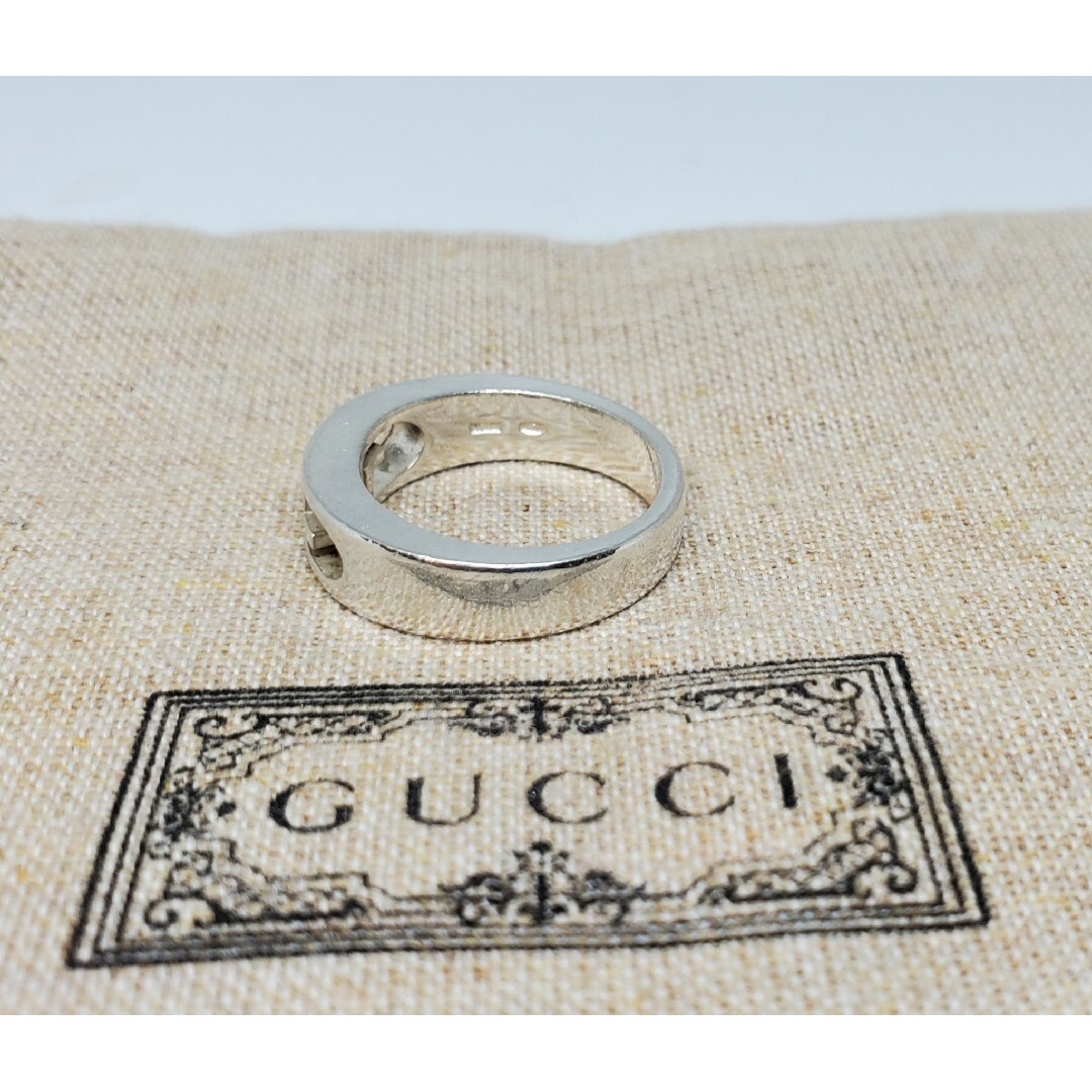 【レア廃盤中古品】GUCCI GG オールドグッチ リング シルバー925