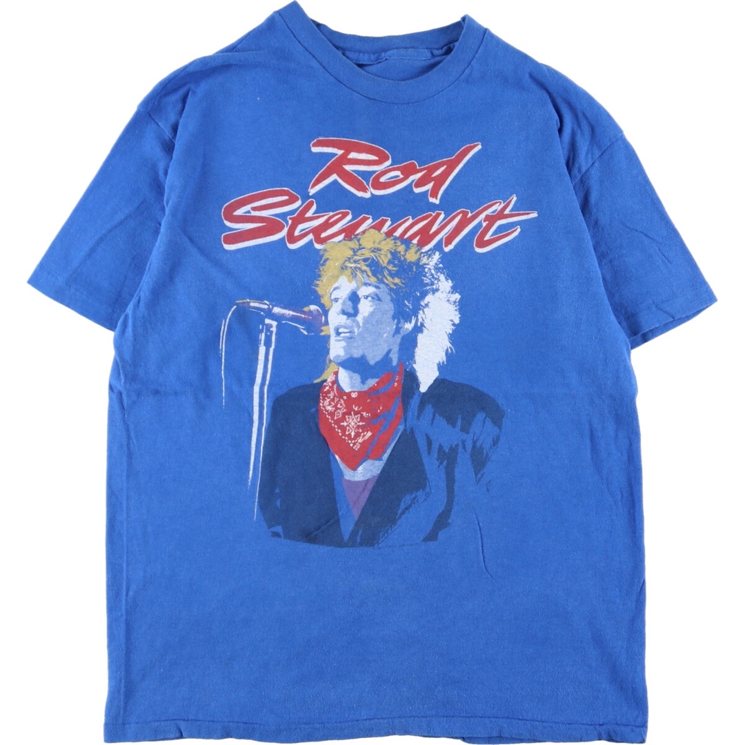 古着 80年代 ROD STEWART ロッドスチュワート 両面プリント バンドT