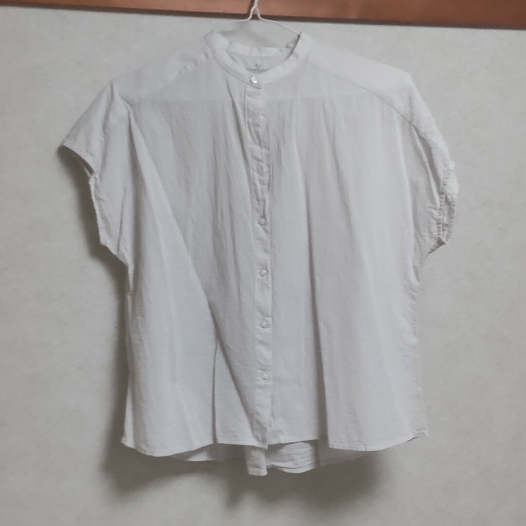 MUJI (無印良品)(ムジルシリョウヒン)のブラウス　無印 レディースのトップス(シャツ/ブラウス(半袖/袖なし))の商品写真