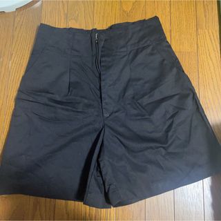 レディース ショートパンツ 黒綿100％ freeサイズ ゆったり 後ろゴム入り