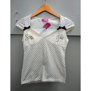 アナップ(ANAP)の【新品 未使用】アナップ 　ANAP  ドット柄  トップス(Tシャツ(半袖/袖なし))