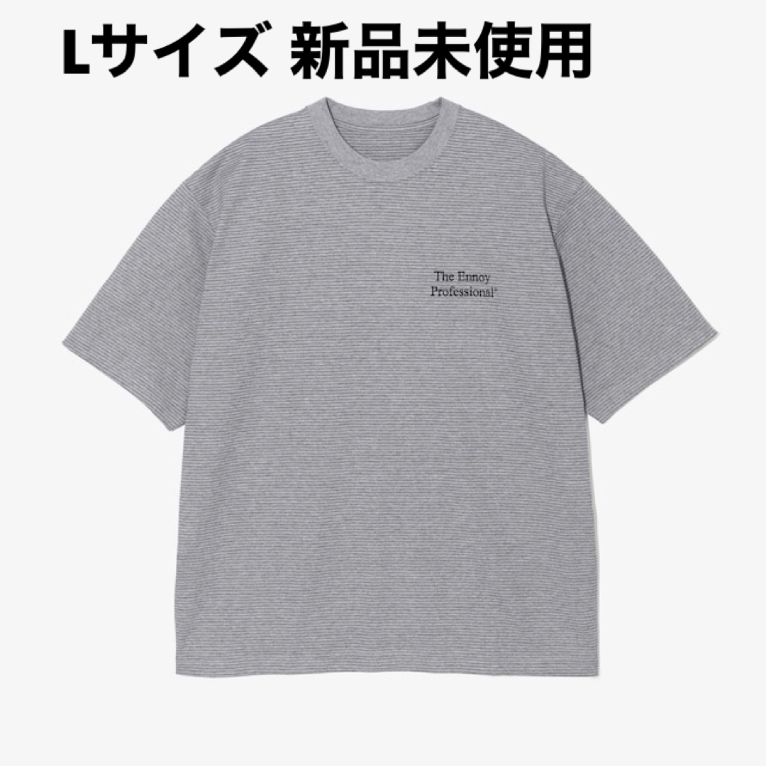 1LDK SELECT - ennoy S/S Border T-Shirt (GRAY × BLACK)の通販 by ハ