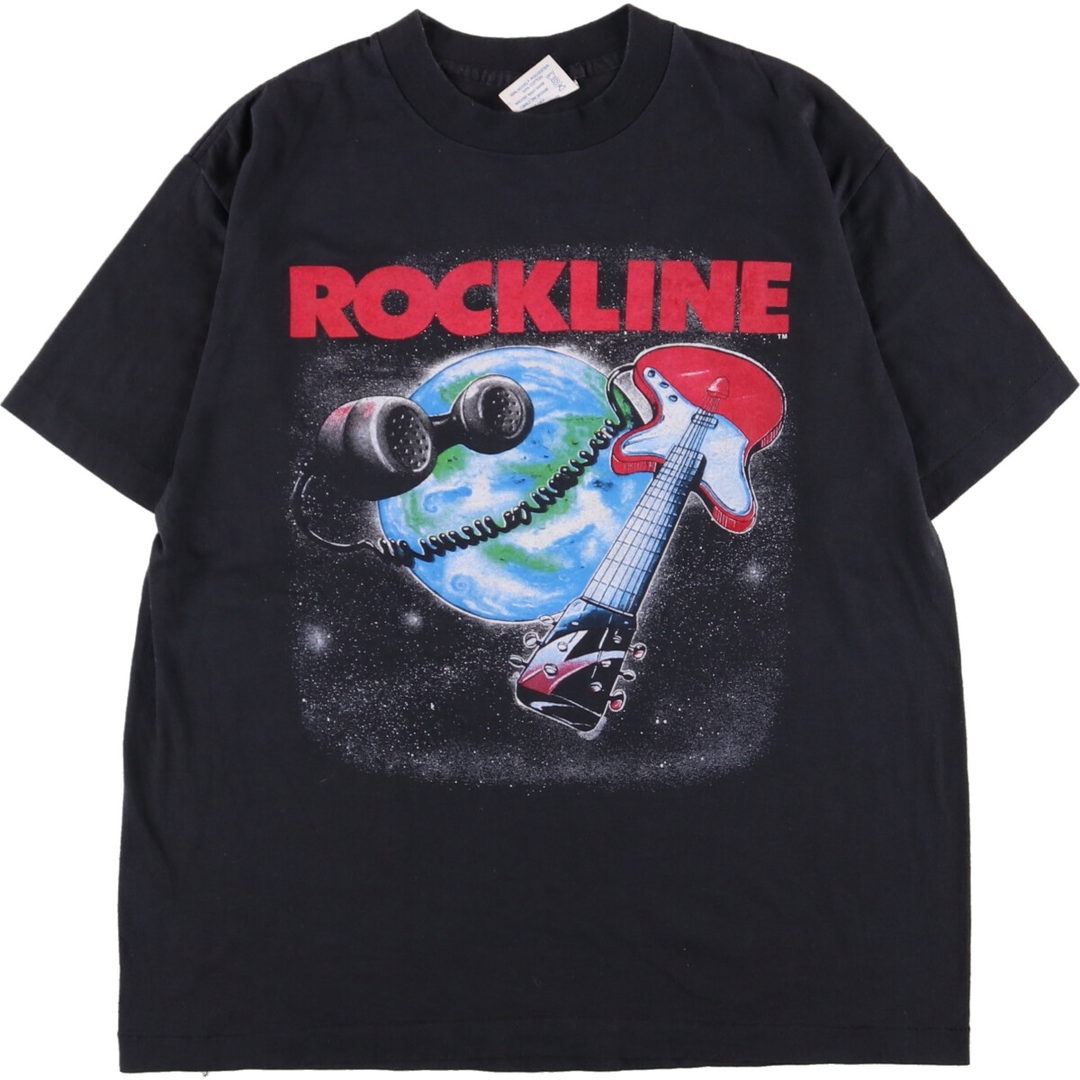 90年代 TEE JAYS ROCKLINE 両面プリント バンドTシャツ バンT USA製 メンズM ヴィンテージ /eaa359508