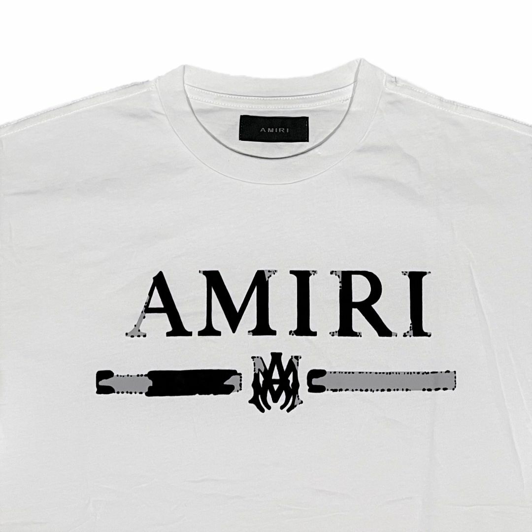 AMIRI アミリ M.A. Bar Appliqué Tシャツ ホワイト M