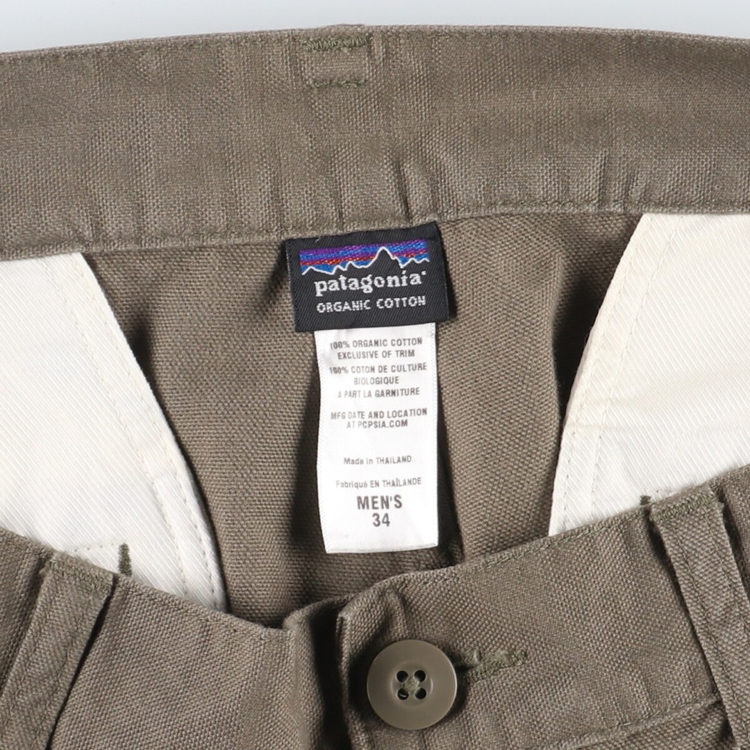 patagonia(パタゴニア)の古着 11年製 パタゴニア Patagonia ORGANIC COTTON オーガニックコットン 56830SP11 コットンパンツ メンズw36 /eaa359796 メンズのパンツ(その他)の商品写真