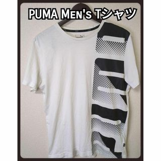 プーマ(PUMA)のPUMA プーマ ホワイトロゴプリント メンズ Ｌサイズ(Tシャツ/カットソー(半袖/袖なし))