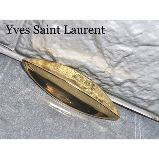 イヴサンローラン(Yves Saint Laurent)のイヴ　サンローラン　ブローチ　ゴールド　YSL(ブローチ/コサージュ)