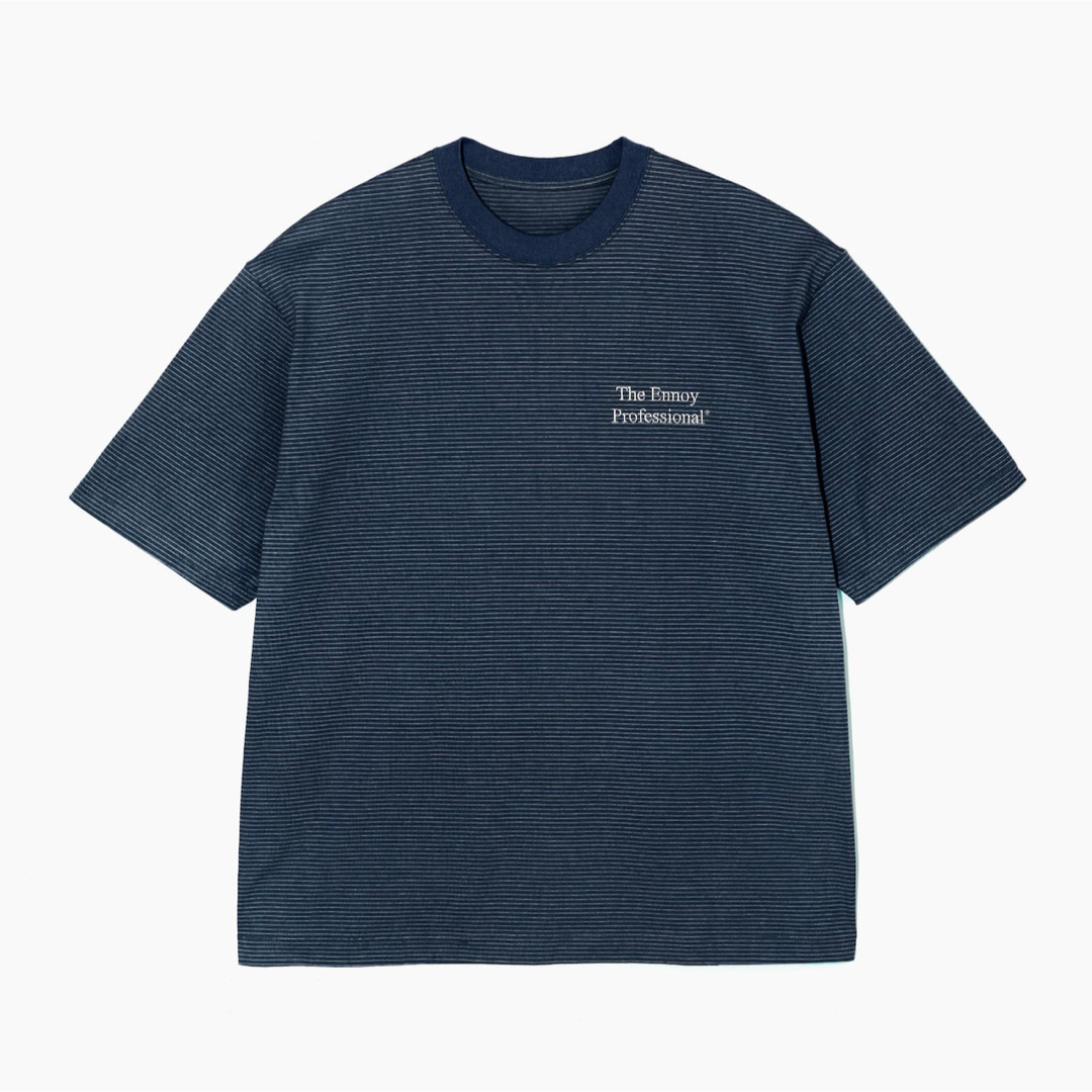 S/S Border T-Shirt ネイビー　ボーダー　ennoy エンノイメンズ