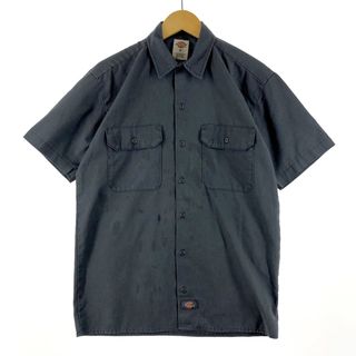 ディッキーズ(Dickies)の古着 ディッキーズ Dickies 半袖 ワークシャツ メンズM /eaa357669(シャツ)