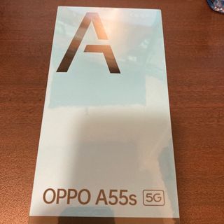 OPPO SIMフリースマートフォン A55S 5G ブラック(スマートフォン本体)