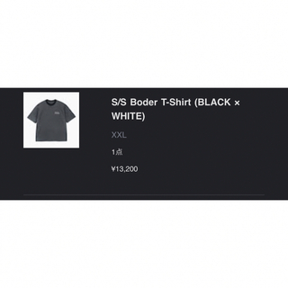 1LDK SELECT - ennoy S/S Border T-Shirt (BLACK × WHITE)の通販 by