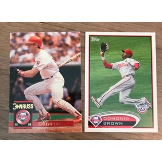 PHILADELPHIA PHILLIES topps  野球カード　2枚(シングルカード)