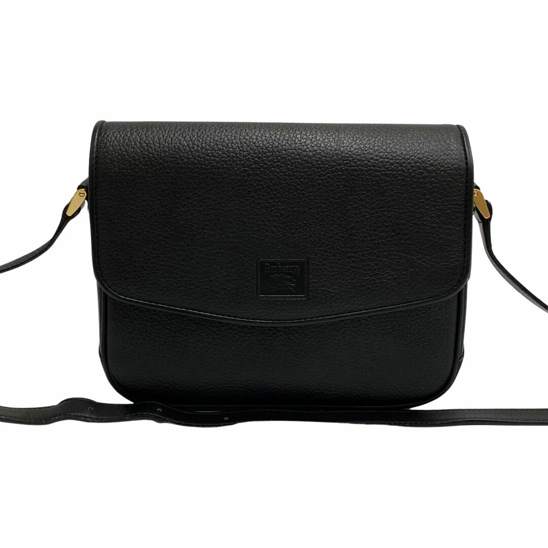 極 美品 箱 袋付き Burberrys バーバリーズ ヴィンテージ ノバチェック シャドーホース レザー 本革 ショルダーバッグ ブラック 05319 | フリマアプリ ラクマ