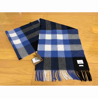 BURBERRY バーバリー マフラー カシミア％ タグ付き未使用品