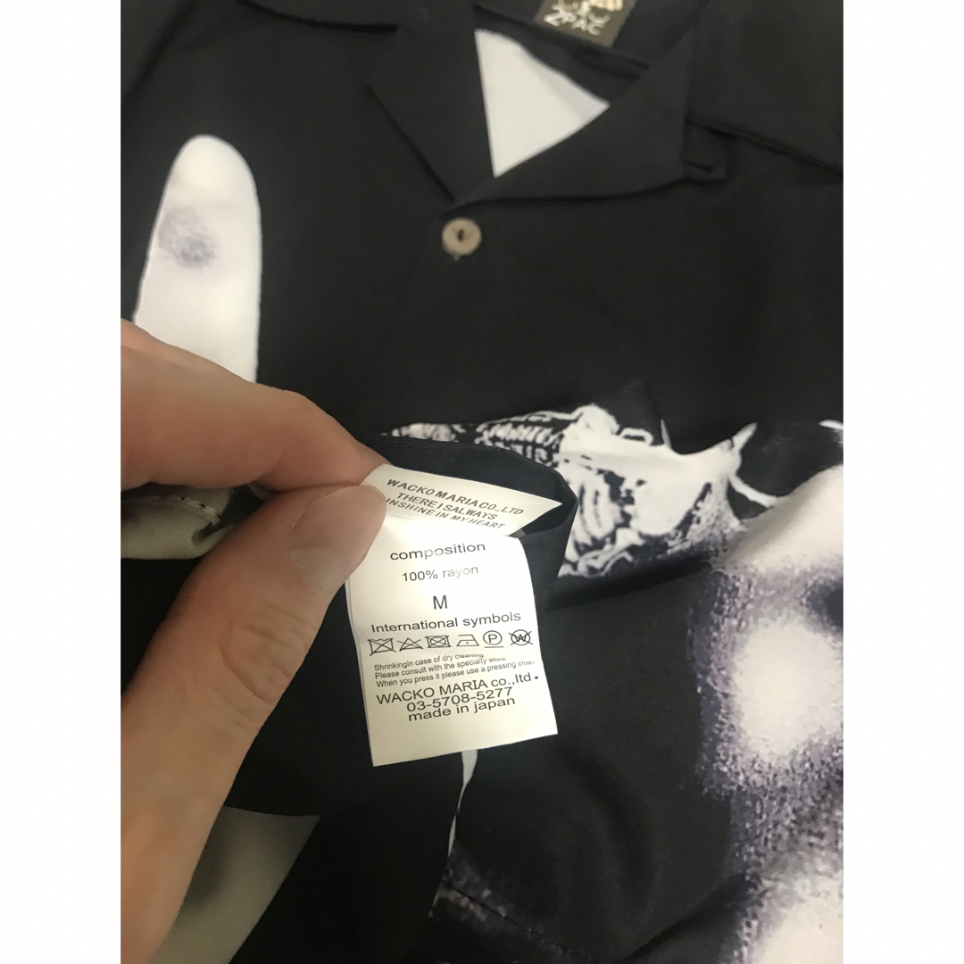 WACKO MARIA 半袖シャツ 2PAC 黒 サイズM | tradexautomotive.com