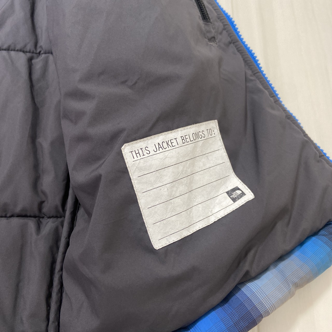 THE NORTH FACE(ザノースフェイス)の【訳あり☆US規格】ノースフェイス　キッズ中綿ベスト　ボーイズM　140cm相当 キッズ/ベビー/マタニティのキッズ服男の子用(90cm~)(ジャケット/上着)の商品写真