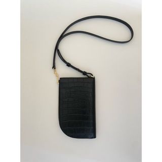 URBANBOBBY - URBANBOBBY SUBWAY pouch BLACK(クロコ型押しレザー)の