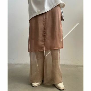 アメリヴィンテージ(Ameri VINTAGE)のAmeri COLOR ACTIVITY LAYERED PANTS(カジュアルパンツ)