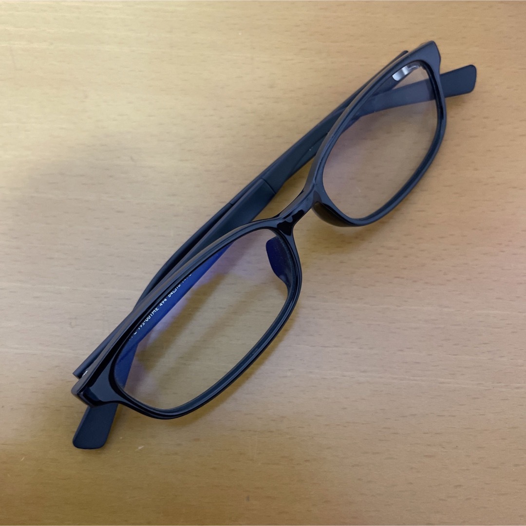 JINS(ジンズ)のJINS ブルーライトカット　眼鏡　度なし メンズのファッション小物(サングラス/メガネ)の商品写真