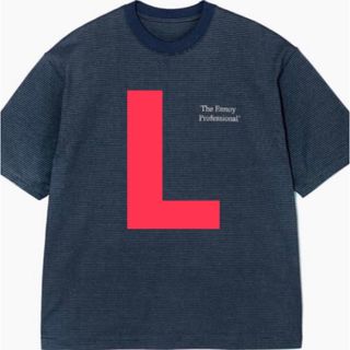 ennoy Boder T-Shirt (NAVY × WHITE)(Tシャツ/カットソー(半袖/袖なし))