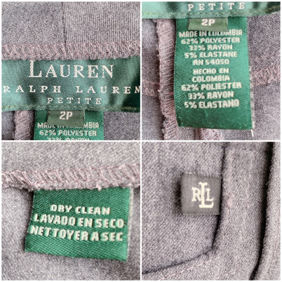 Ralph Lauren(ラルフローレン)のRALPH LAUREN PETITE/きれいめパンツ グレー レディースのパンツ(カジュアルパンツ)の商品写真