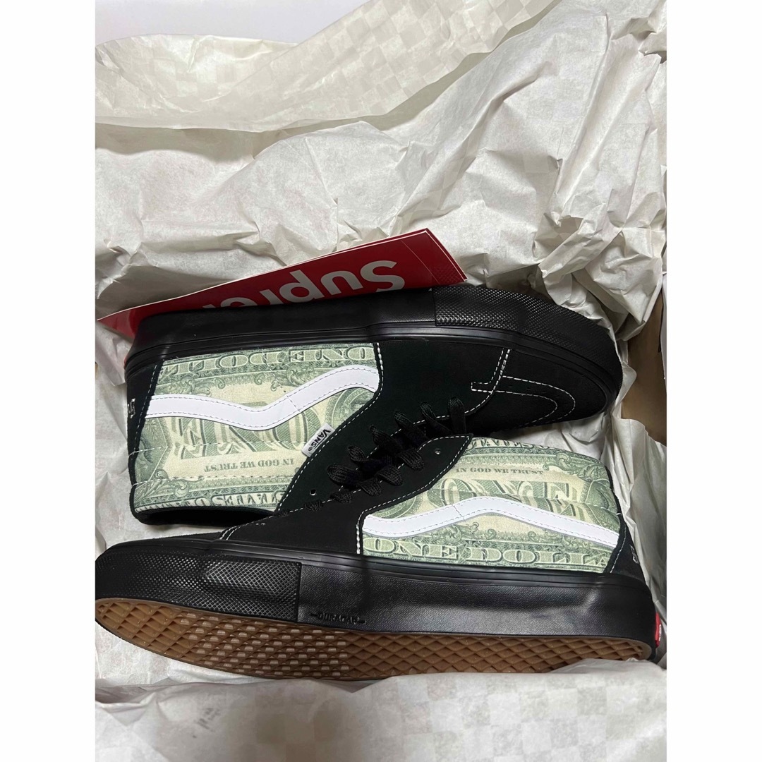 Supreme Vans Dollar Skate Grosso Mid 28