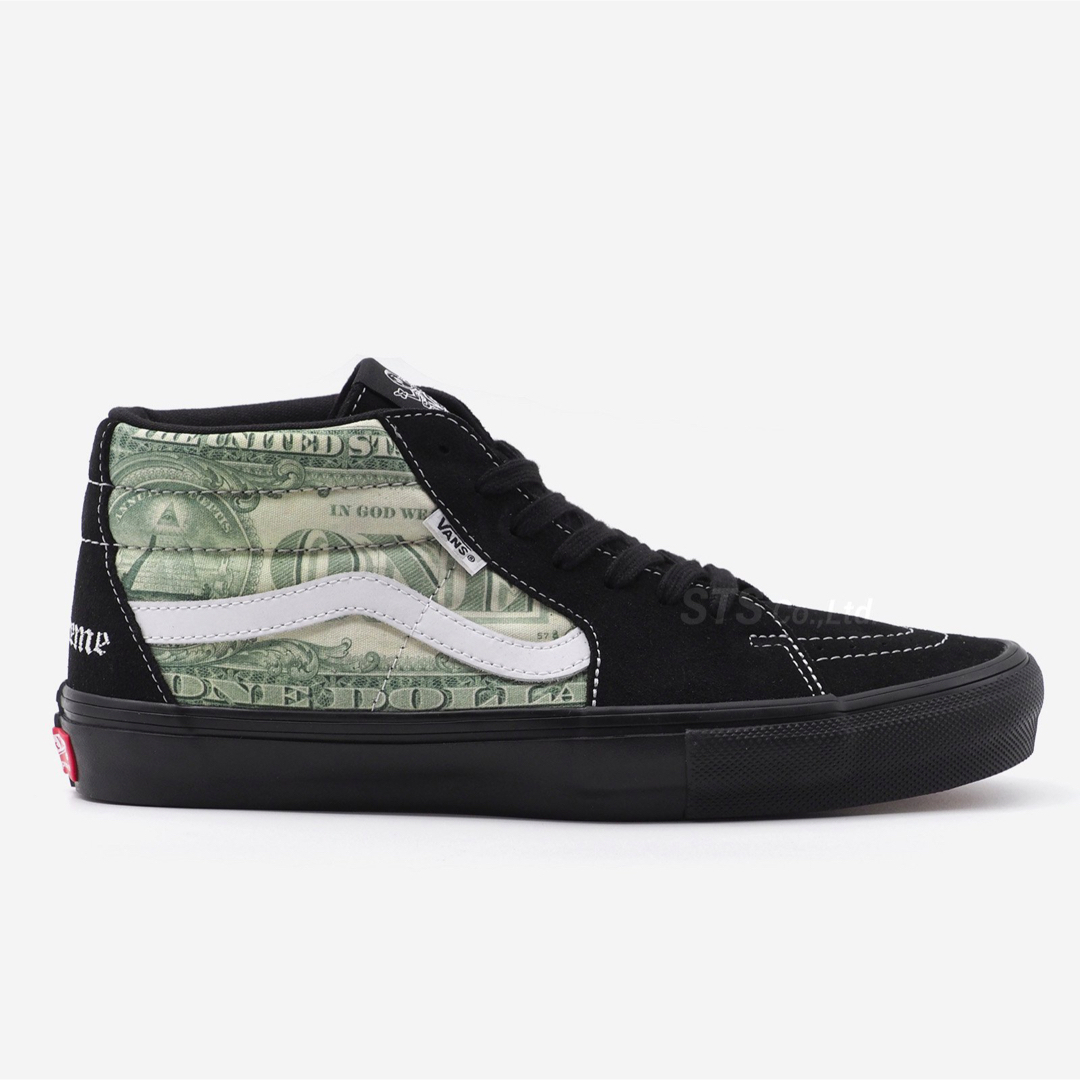 Supreme Vans Dollar Skate Grosso Mid 28