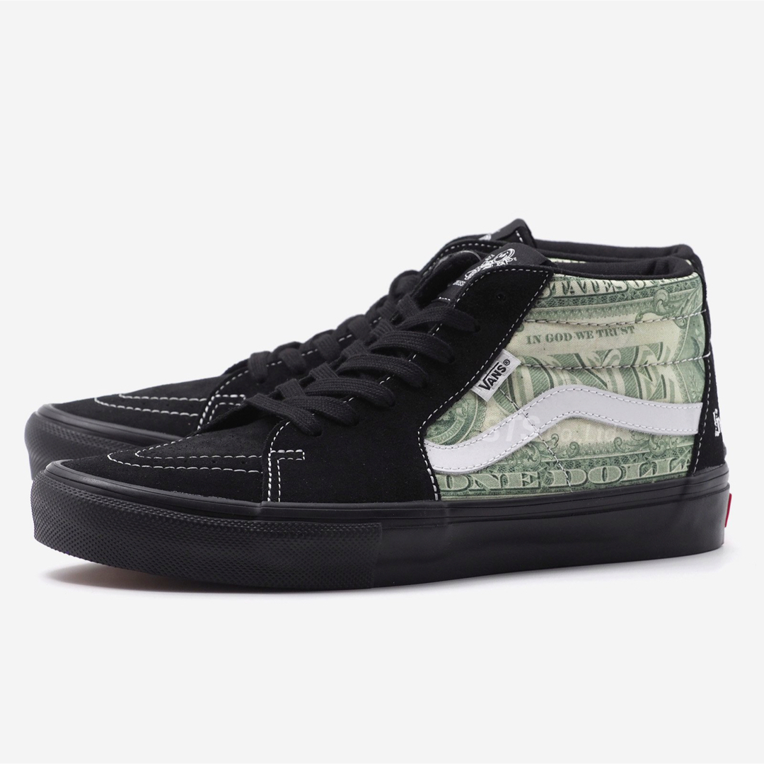 Supreme Vans Dollar Skate Grosso Mid 28