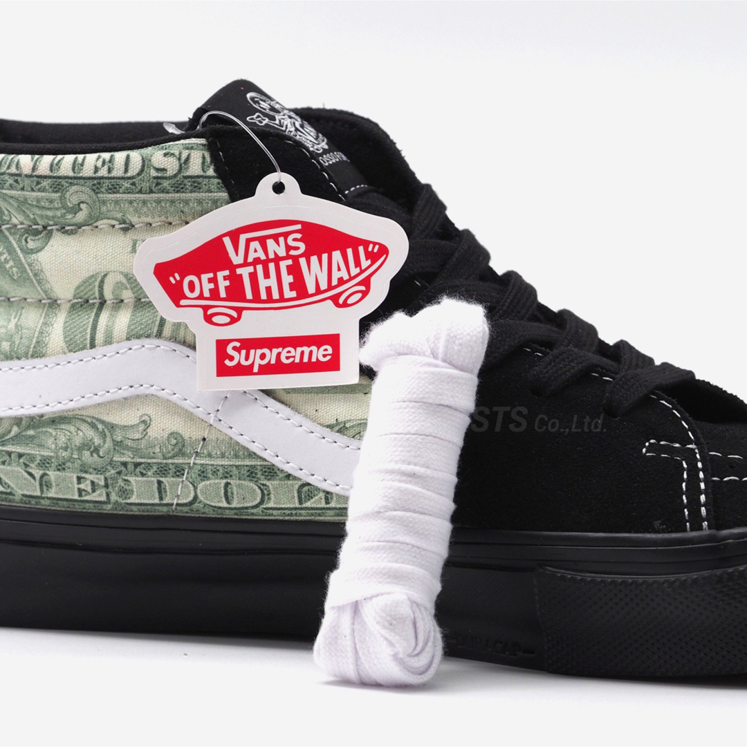 Supreme Vans Dollar Skate Grosso Mid 28