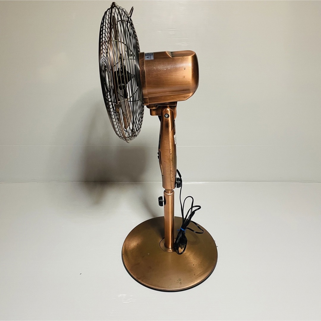 ドウシシャ(ドウシシャ)のドウシシャ レトロ　扇風機 ブロンズ銅 PIR-350 スマホ/家電/カメラの冷暖房/空調(扇風機)の商品写真