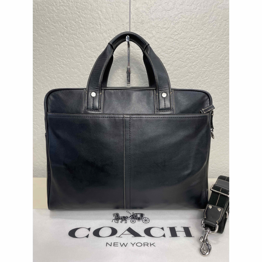 COACH(コーチ)の【格安】定価10.8万　コーチ　メンテ済み　ビジネス　バッグ　レザー　147 メンズのバッグ(ビジネスバッグ)の商品写真