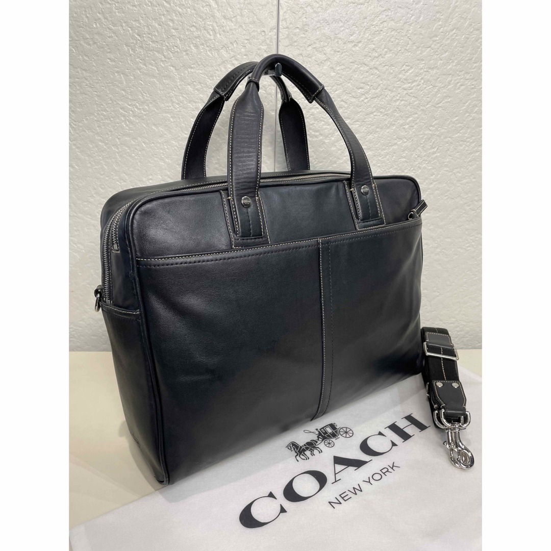 COACH(コーチ)の【格安】定価10.8万　コーチ　メンテ済み　ビジネス　バッグ　レザー　147 メンズのバッグ(ビジネスバッグ)の商品写真