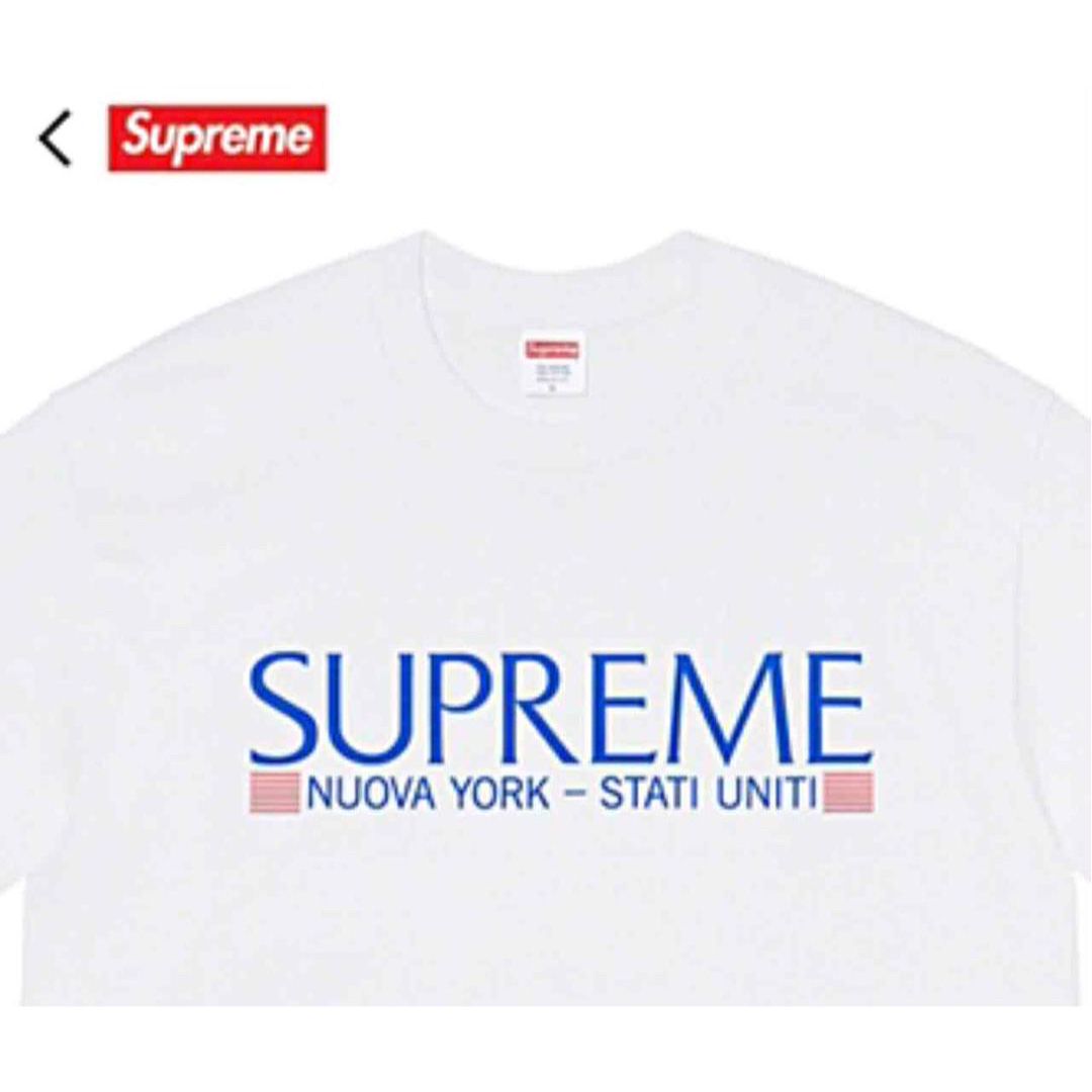 Supreme Nuova York Tee  2020FW ホワイトM 新品
