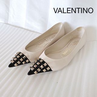 ヴァレンティノガラヴァーニ(valentino garavani)のVALENTINO ヴァレンティノ　サンダル　パンプス　フラットシューズ　極美品(ハイヒール/パンプス)